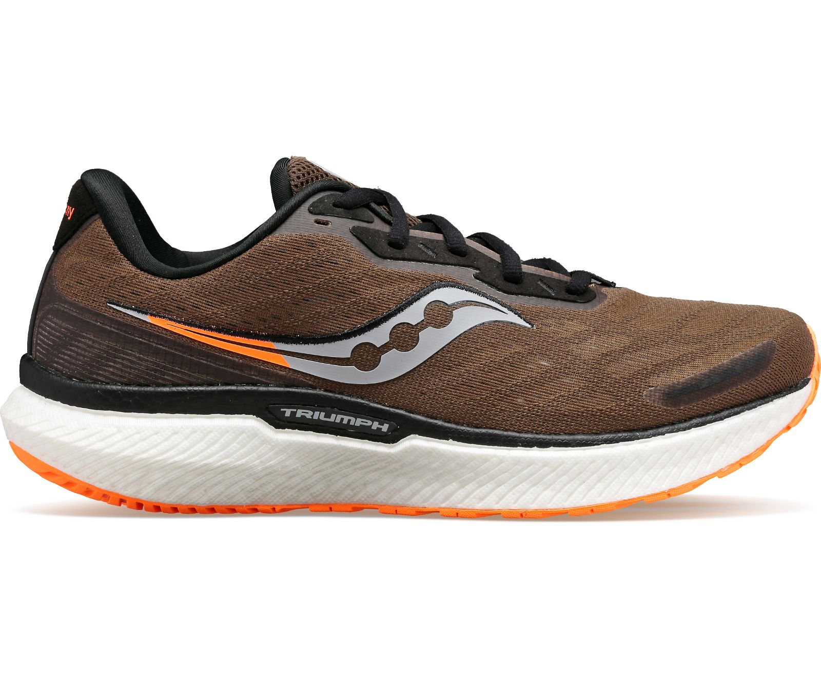 Saucony Triumph 19 Men's Running Shoes Olive / Orange | AU 567XYUF